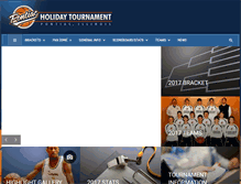 Tablet Screenshot of pontiacholidaytournament.com